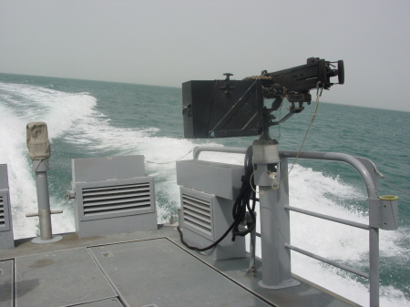 50 caliber aft on patrol boat