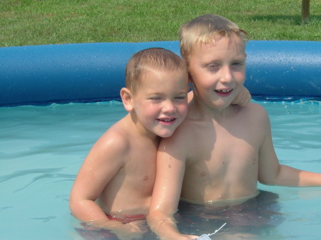 Grandsons, C.J. and Zander