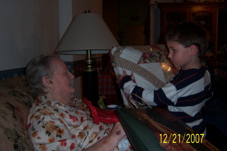Colton and great grandma