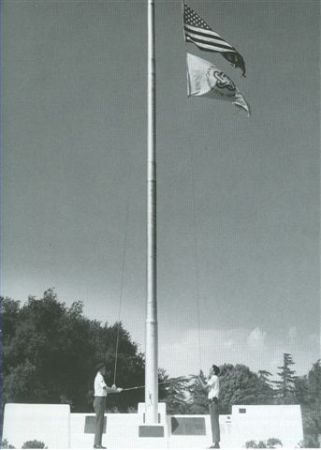 the raiseing of  the bicenteinel flag