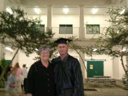 Graduation with my Mom