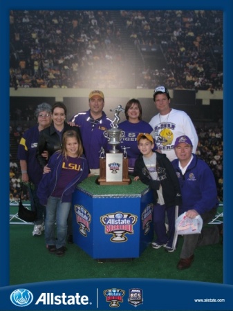 LSU Title Trophy