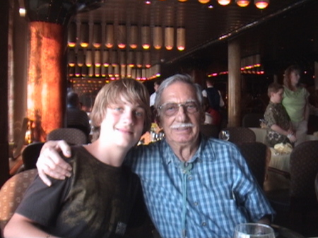 Son (14) and Grand father (89)
