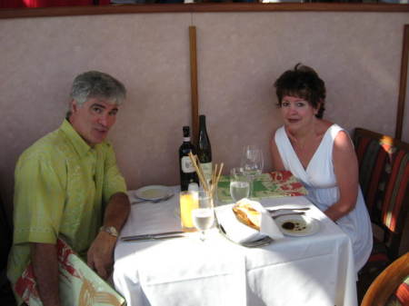 Bob and Eileen on Bermuda Cruise 2008