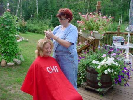 getting my hair cut