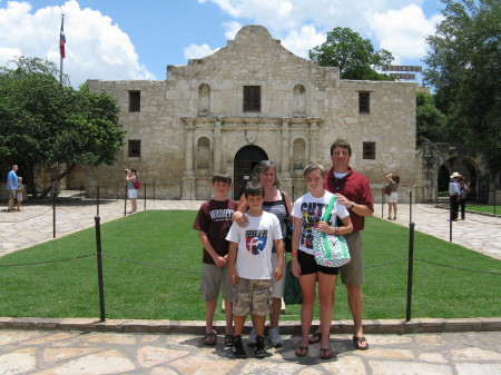 July 2008, At the Alamo in San Antonio, TX