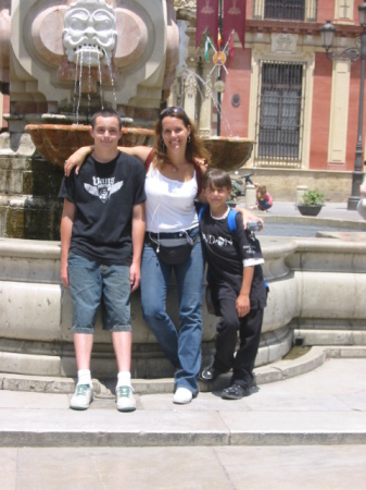 My boys in Spain