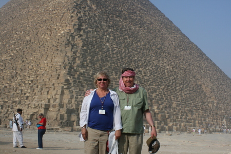 Pyramids at Giza - April, 2008