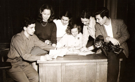 1948 yearbook photo staff