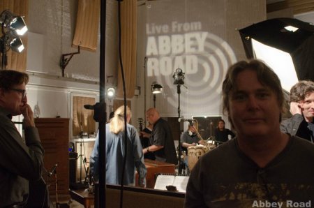 Preparing to tape for "Live From Abbey Road"
