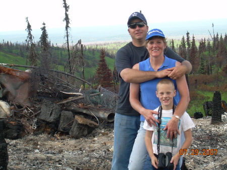 Caribou Hills Cabin Fire June 07