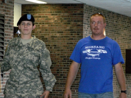 Daughter at Army Boot Camp Graduation