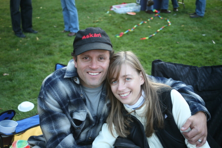 Me & my wife, Jen - 2008