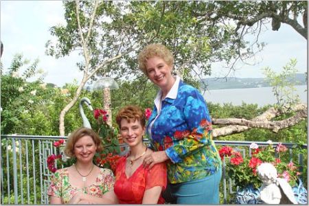 Me, my sister and Mom in Texas