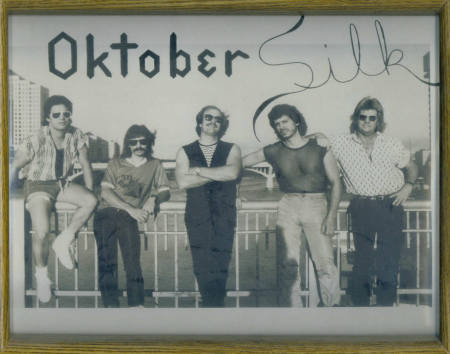 My band October Silk---1984--Me on Right
