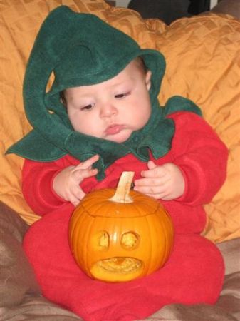 Eli, the Red Hot Chili Pepper on Halloween