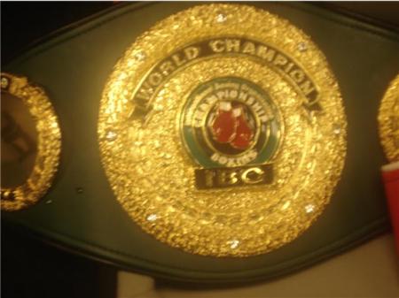 IBO World Championship belt