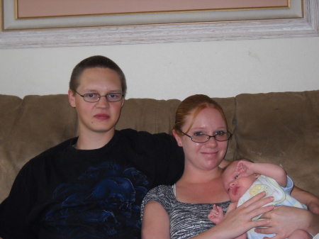 My son Joshua, girlfriend Carley, and their son Jack