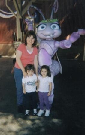 with my twins at Disneyland 2006