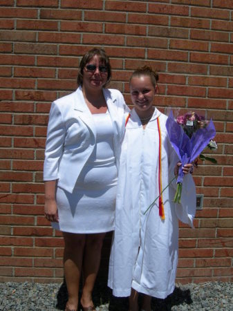 teresa and sandi at teresa's graduation