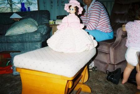 one of the dolls I crocheted