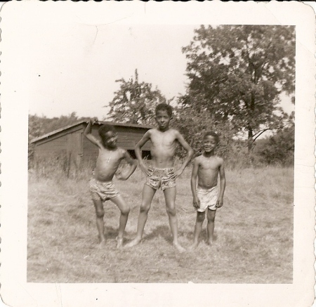 My two brothers and me 1951..