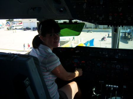 Me pretending to be pilot...
