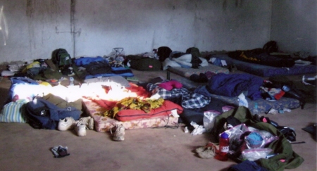 sleeping quarters in Africa