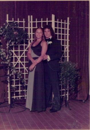 Kathy Green & I at Jr. Prom 1977