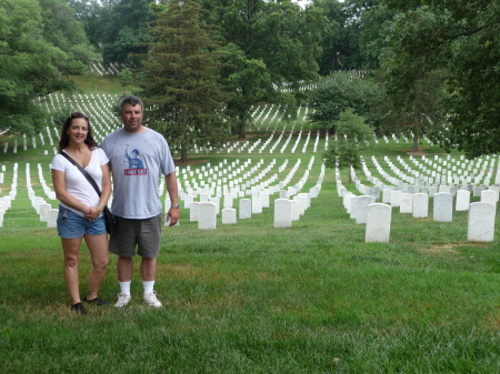 ME AND GARY AT ARLINGTON CEMETERY