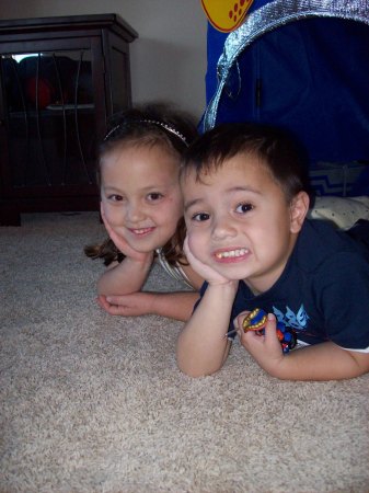 My 2 Youngest, Kelsey (5) and Aaron (4)
