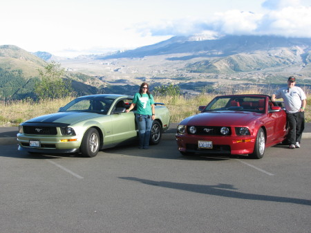 Julie & Tom & their 2006 Mustangs