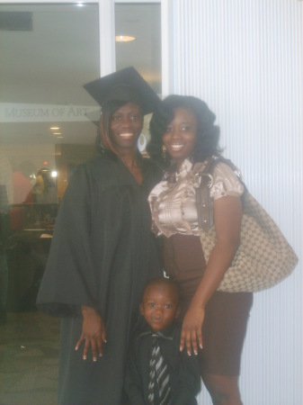 Graduation Day my pooh and my little sister