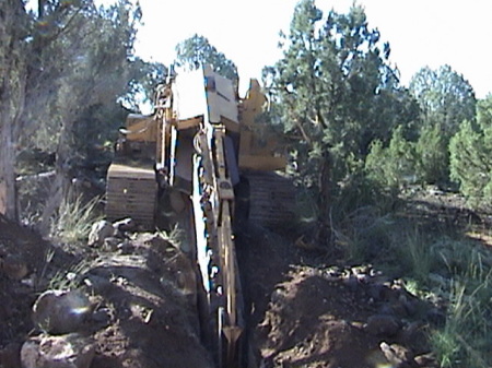 Rock Saw Trenching for power