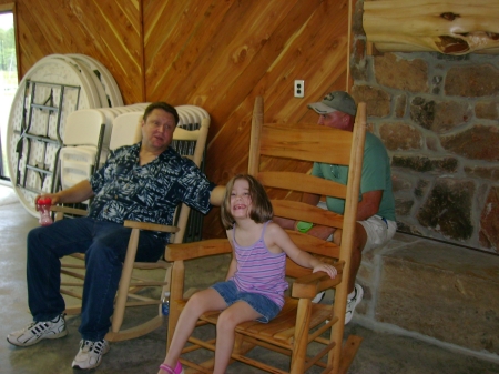 Grandpa Perry May with Granddaughter