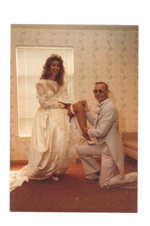 Just me and my dad at my wedding to Jeffrey