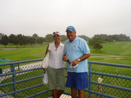 My dad and I visiting Torrey Pines