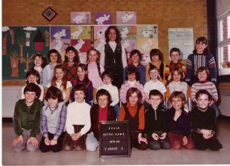 3rd grade Class of Françoise S. (1979/80)