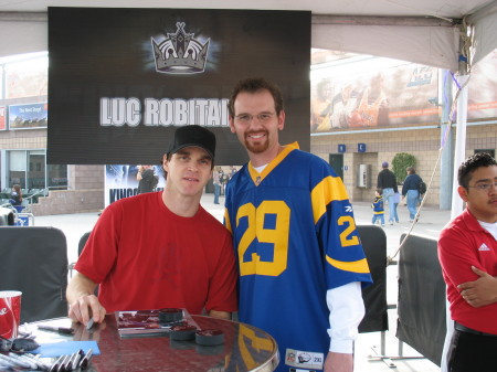 Luke Robatille of the L.A. Kings