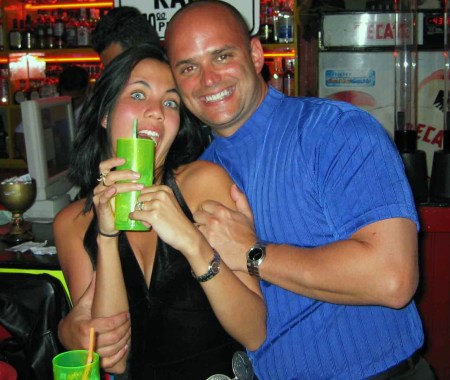 Scott & I getting hammered in Cabo San Lucas