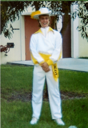 Western Star Regiment drum major Ric Cheyney