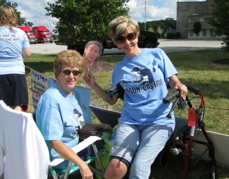 Sherry and Sandi in Ft. Wayne, IN . . . 2008