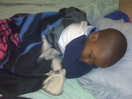 Kanye Sleeping