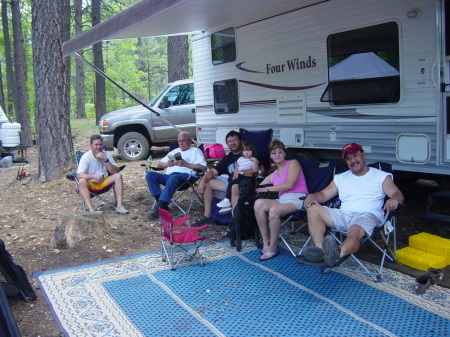 camping in the White Mountains