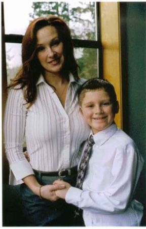 Heather Annie and her son Mikey