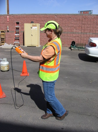 Lori at work