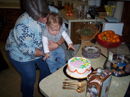 Granny and her sweet grandgirl
