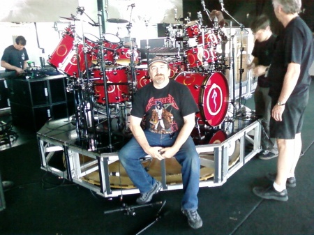 While building Neil Peart's Drums (RUSH)