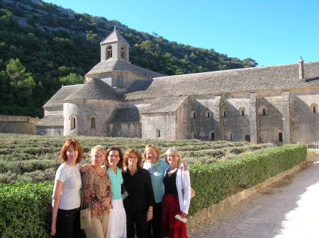 with girlfriends in Provence