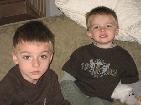 Eric (5) and Ryan (3)